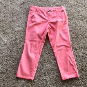 Pink/coral color Capri pants Bke